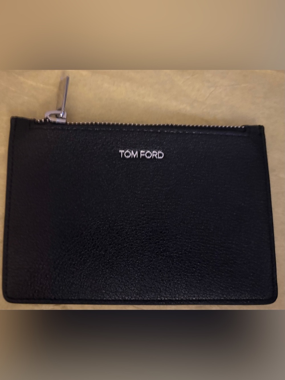 TOM FORD BEAUTY | NWOT BLACK LUXURY COSMETIC ZIP POUCH